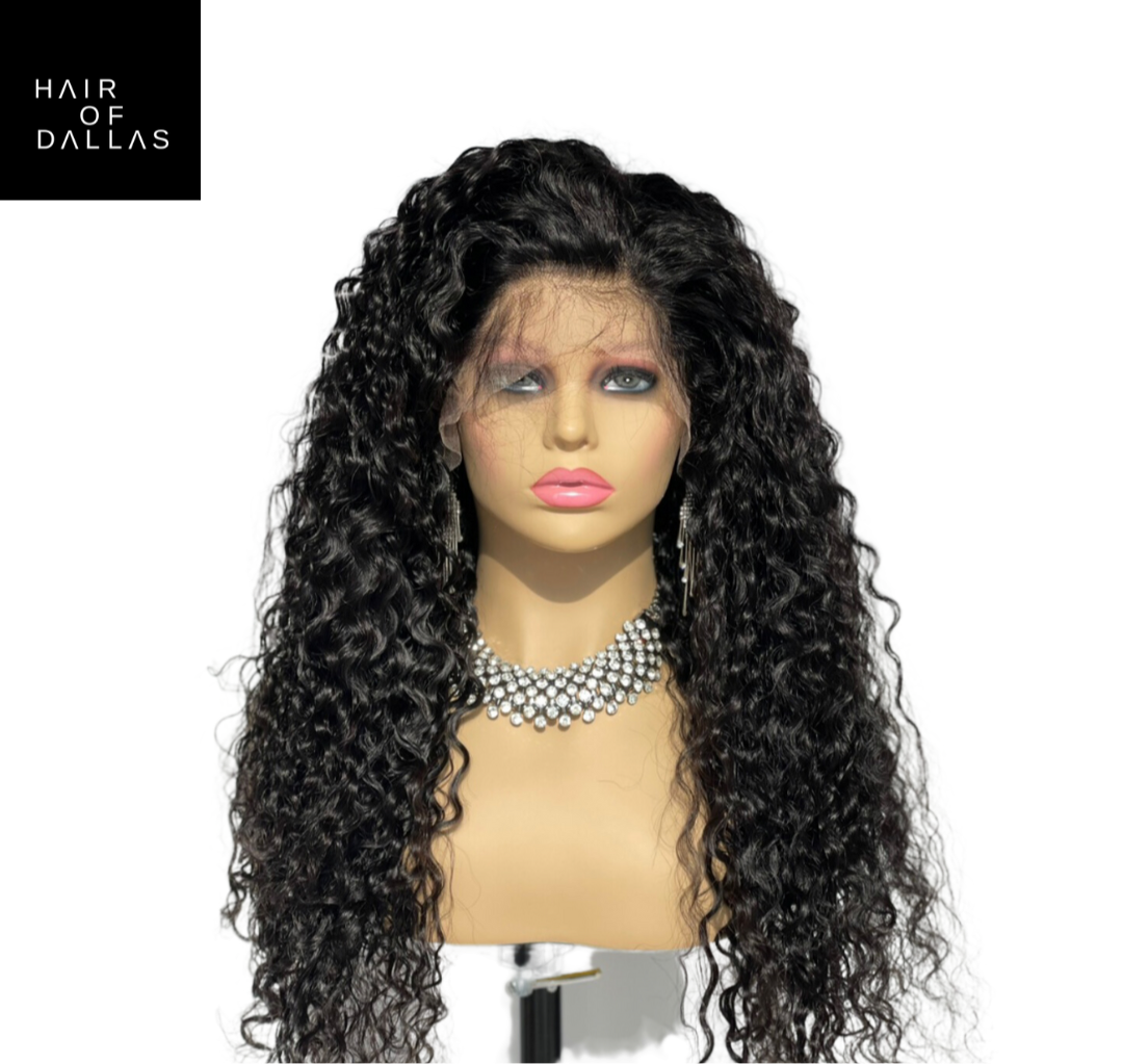 Peruvian Deep Curl Lace Frontal Wig